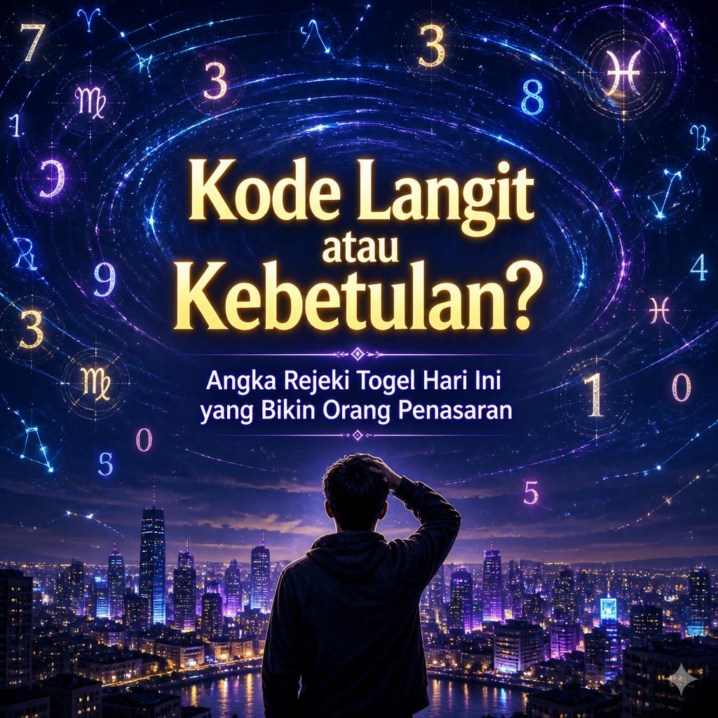 Kode Langit atau Kebetulan? Angka Rejeki Togel Hari Ini yang Bikin Orang Penasaran