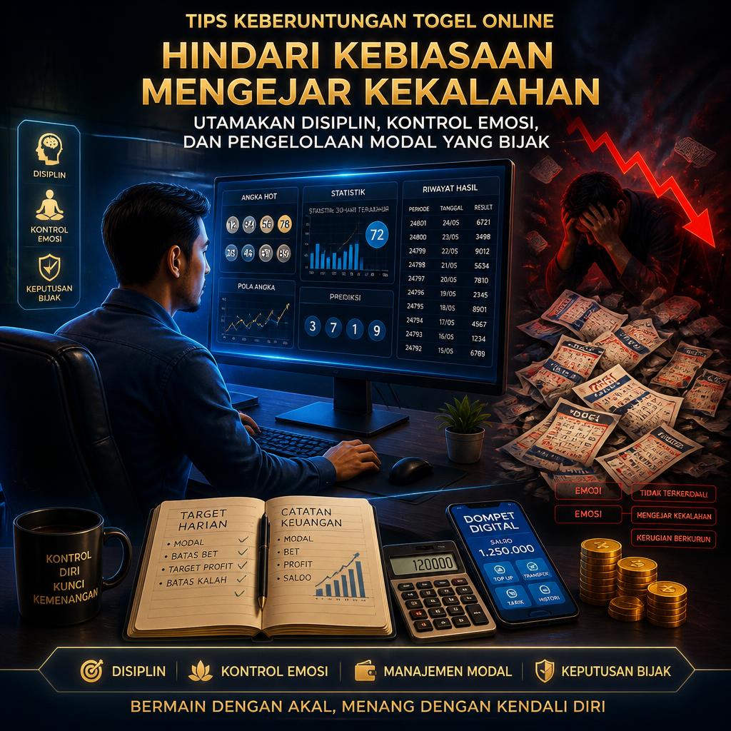 Tips Keberuntungan Togel Online: Hindari Kebiasaan Mengejar Kekalahan